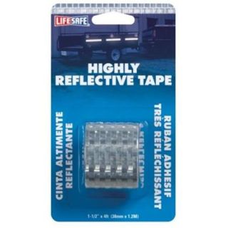 Incom Manufacturing 1 . 50inch X 4ft. Silver Highly Reflective Tape RE802