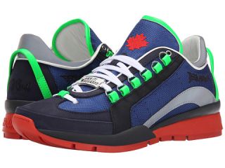 DSQUARED2 551 Nylon Sneaker Blue/White/Green