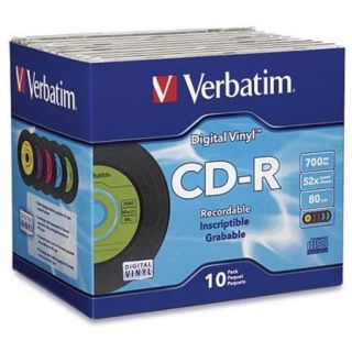 Verbatim Digital Vinyl 52x CD R Media