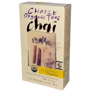 Choice Organic Teas Chai Indian Style Spiced Tea   2. 1 oz