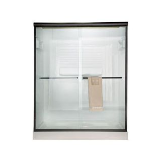American Standard Euro 70 x 60 Sliding Frameless Shower Door with