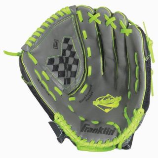 Franklin Sports Windmill Series 12 inch Grey/ Lime Left Handed Thrower