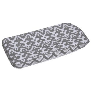 Ikat Zigzag Gray Changing Pad Cover by Bacati   Changing Pads and Covers