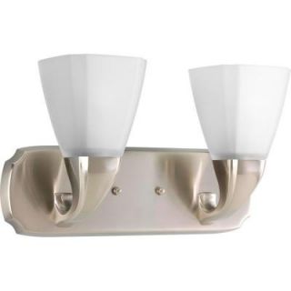 Progress Lighting Addison Collection 2 Light Brushed Nickel Bath Light P2847 09