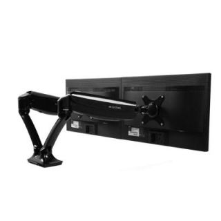 Loctek Deluxe Full Motion Gas Spring Dual Arm Desk Mounts for 10 in.   27 in. Monitors Up to 11 lbs. Each Arm D5D