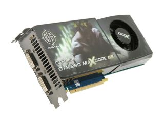 BFG Tech BFGEGTX260MC896OCXDE GeForce GTX 260 OCX MAXCORE 55 896MB 448 bit GDDR3 PCI Express 2.0 x16 HDCP Ready SLI Supported Video Card