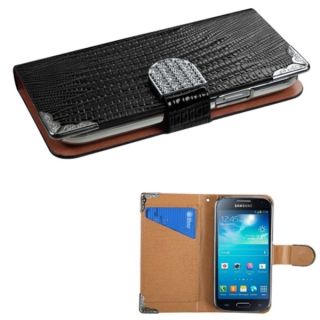 INSTEN Diamonds Card Slots Book style Leather Phone Case Cover for