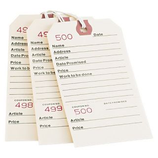 ® Repair Tags, 5 1/4 x 2 5/8, Manila, 500/Box