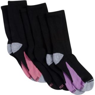 Hanes Ladies X Temp Crew Socks 3 Pack