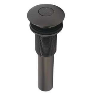 DECOLAV 2.717 in. H x 8.6875 in. D Push Button Closing Umbrella Drain without Overflow in Decobronze 9298 DB