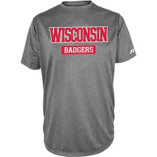 Russell NCAA Wisconsin Badgers, Men's Impact T Shirt