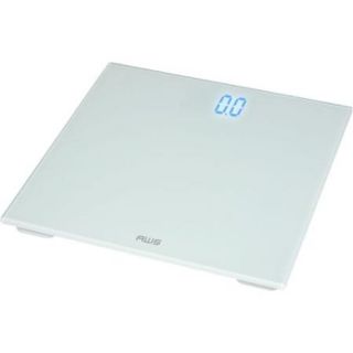 AWS ZT 150 Digital Bathroom Scale   330 lb / 150 kg Maximum Weight Capacity   Glass   White