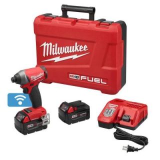 Milwaukee M18 FUEL with ONE KEY18 Volt Lithium Ion Brushless 1/4 in. Cordless Hex Impact Driver Kit 2757 22