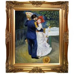 Renoir Dance in the Country Hand painted Framed Art  