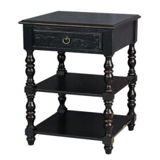Pulaski Furniture Classic Side Table with Storage in Black DS 641104
