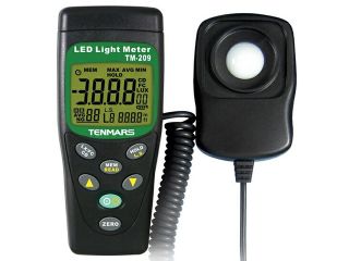 TM 209 Digital LED Light Level Meter 400,000 Lux FC Measuring Luxmeter TM209