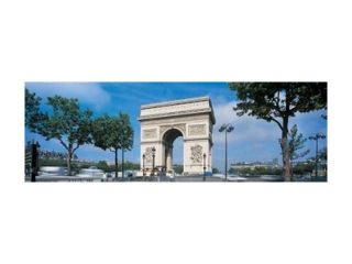 France, Paris, Arc de Triomphe Poster Print by Panoramic Images (36 x 12)