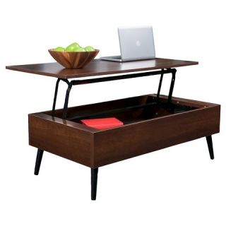 Christopher Knight Home Elliot Wood Lift Top Storage Coffee Table