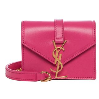 Saint Laurent Mini Monogram Candy Pink Leather Bag  