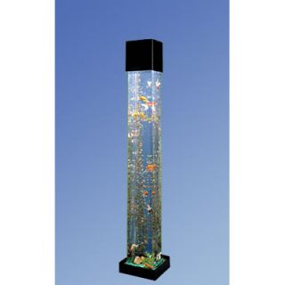 Aqua 20 Gallon Tower quare Aquarium Kit by Midwest Tropical Fountain