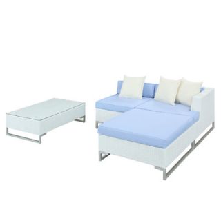 Calabasas 4 Piece Deep Seating Group with Cushions