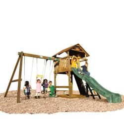 Play Time Stockbridge Series Swing Set with Chain Accessories