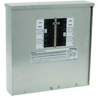 Generac 30 Amp Manual Transfer Switch 10 16 Circuits 7.5 kW Outdoor 6379
