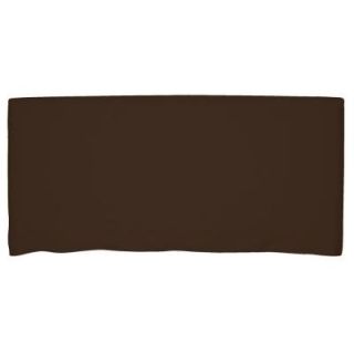 Home Decorators Collection Bernese Cotton Twill Slipcover Chocolate Full Headboard 731SLTCHOC