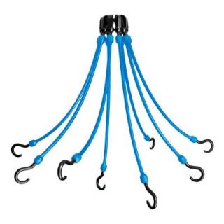 The Perfect Bungee 18 in. Polyurethane Flex Web with Eight Arms FE18 8BL