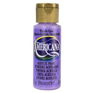 DecoArt Americana 2 oz. Purple Cow Acrylic Paint DA272 3