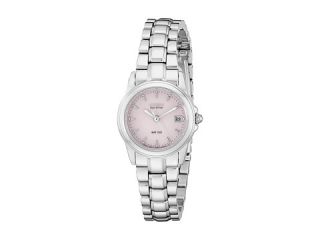 Citizen Watches EW1620 57X Eco Drive Stainless Steel Watch Stainless Steel/Pink