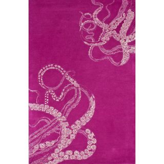 Metro Fuchsia Octo Area Rug