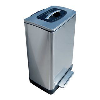 TK Products 25 Inch/10 Gallon Trash Krusher   Stainless Steel