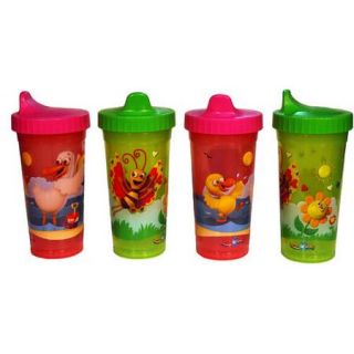 USA Kids   Fun & Sun Insulated BPA Free Sippy Cups, 4 Pack