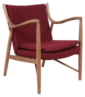 Paltrow Upholstered Chair   Burgundy   Accent Chairs