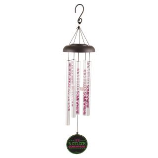 Carson 30 in. Fun Solar Sonnets 5 O'Clock Somewhere Wind Chime   Wind Chimes