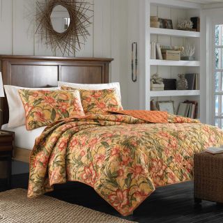 Tommy Bahama Tropical Lily Quilt   Bedding and Bedding Sets