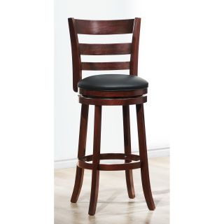 Homelegance Edmond Ladder Back Swivel Bar Stool