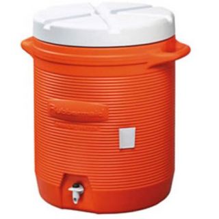 Rubbermaid 10 Gallon Water Cooler, Orange