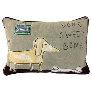 Park B Smith Ltd PB Paws & Co. Bone Sweet Bone Lumbar Pillow