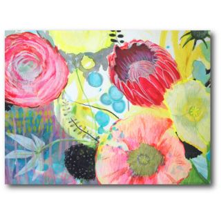 Bright Flower II Gallery Wrapped Canvas by Courtside Market