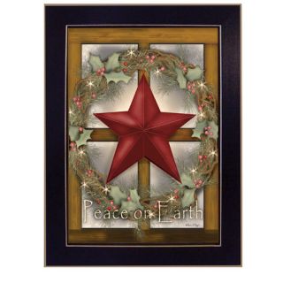 Millwork Engineering Peace on Earth by Carrie Knoff Framed Painting