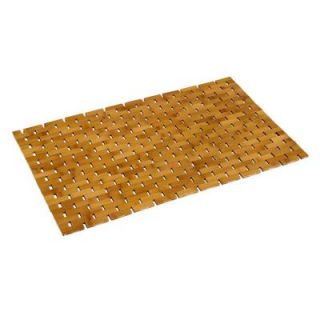 Home Decorators Collection Isle 17 in. W x 20 in. D Bath Mat in Bamboo DISCONTINUED 0374710930