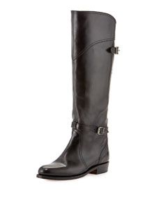 Frye Dorado Polished Leather Riding Boot