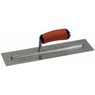 Marshalltown 12 in. x 3 in. Curved Dura Soft Handle Finishing Trowel MXS56D