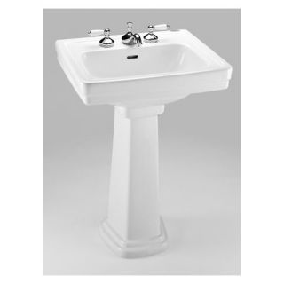 Toto Promenade 24 Pedestal Bathroom Sink with Deep Bowl