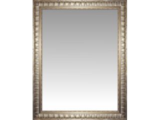 Chateau Silver Antique Concave Rounded Wall Mirror, Portrait, Size 25.75 X 31.75
