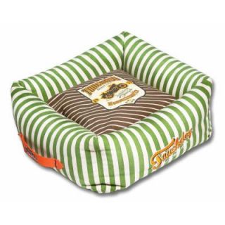 Touchdog Medium Brown and Spearmint Green Bed PB57BRGBMD