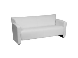 Flash Furniture HERCULES Majesty Series White Leather Sofa 222 3 WH GG
