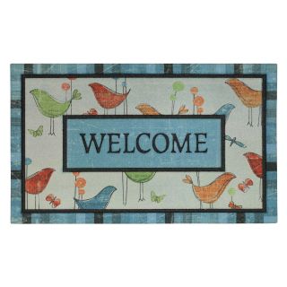 Mohawk Home Bird Recycled Rubber Welcome Doormat   Doormats